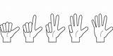 Fingers Counting Pixabay sketch template