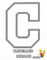 Coloring Cleveland Indians Logo Mlb Baseball Pages Team Colors Color Sheet Logos Boss Big Yescoloring Things Match Sheets Indian Utm sketch template