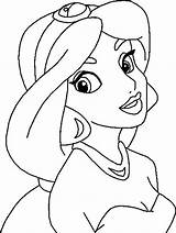 Aladdin Princesse Coloriage Pintar Aladim Jasmin Jecolorie Getdrawings Colornimbus sketch template