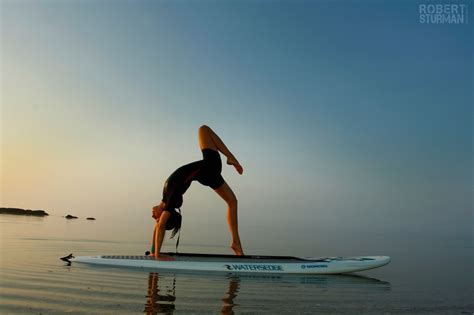 stand up paddleboard yoga on the long island sound