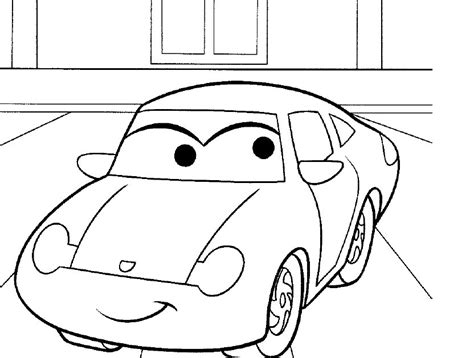 todo dibujos infantiles  pintar  colorear sally de cars  colorear