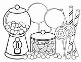 Sweets Coloring Pages Wonder Halloween sketch template