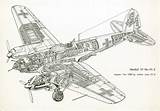 Cutaway 111 Heinkel Bomber 109 1935 Spitfire Fighter sketch template