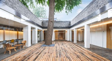 gallery   modern examples  ancient courtyard renovations  china