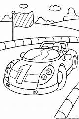 Coloring Pages Car Transportation Cars Race Printable Kids Color Sheets Found sketch template