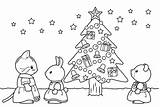 Coloring Calico Critters Pages Preschooler Reindeer Rudolph Paints sketch template