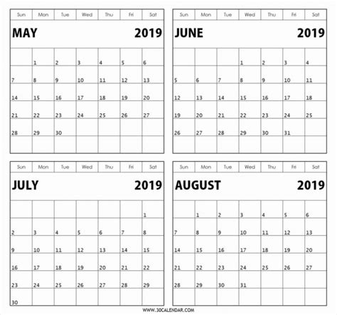 month calendar printable  letter templates