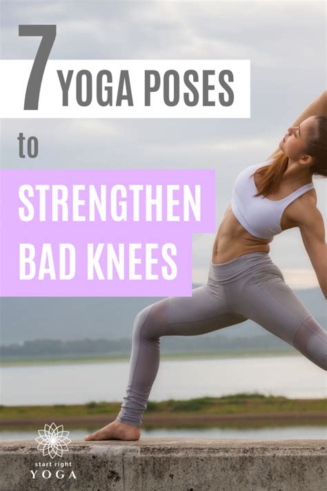 knee strengthening yoga poses yoga  people  bad knees
