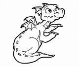 Coloring Pages Dragon Dragons Kids Printable Cute Boys sketch template