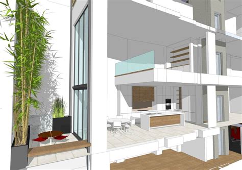 amazng  behance narrow house house residential interior design