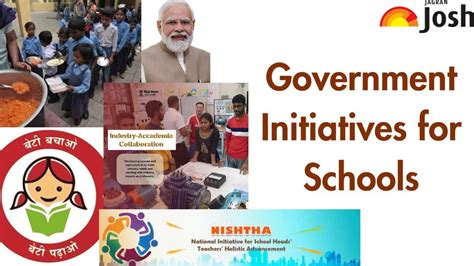 list  government initiatives  schemes   students teachers