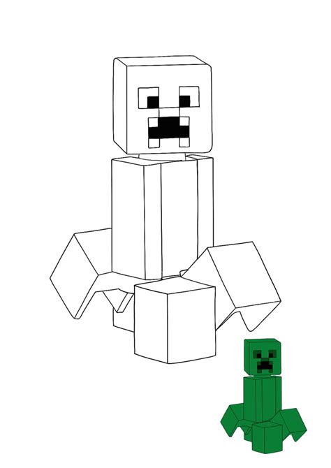minecraft lego creeper coloring pages   coloring sheets