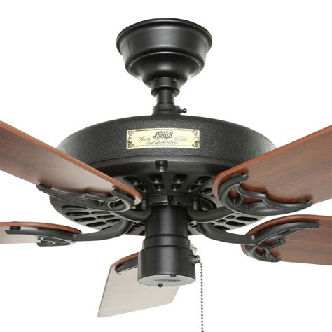 hunter    outdoor original black ceiling fan