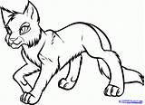 Coloring Cats Warrior Cat Pages Warriors Color Library Clipart Clip sketch template