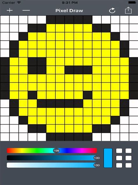 pixl art draw  pixels bits grids   app  iphone