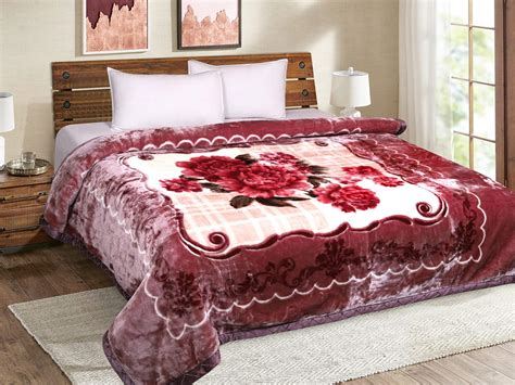 buy signature andrew super soft  ply double bed mink blanket    prices  india