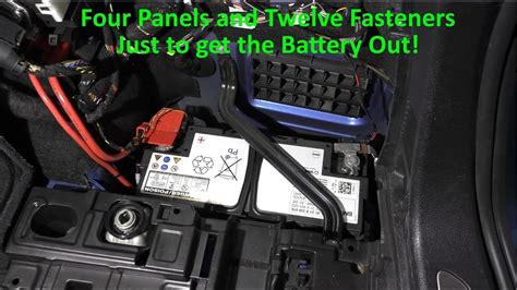 bmw  wagon battery access youtube