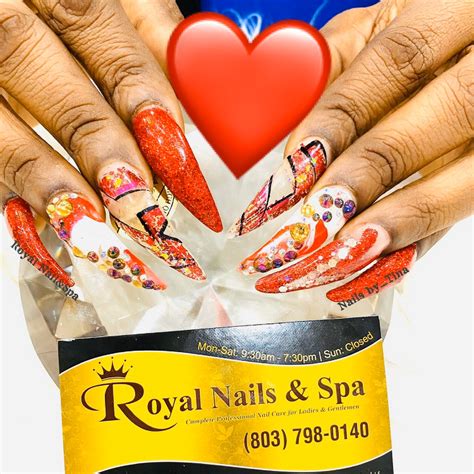 royal nails spa nailswaxinglashes nail salon  columbia