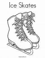 Coloring Skating Ice Pages Library Winter Sports sketch template