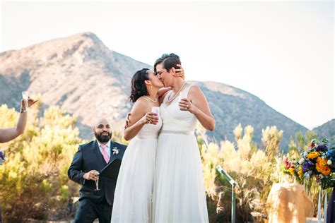 purple wedding at mission trails regional park