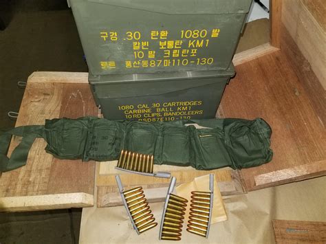 korean  cal  carbine surplus ammo  sale