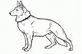 German Shepherd Puppy Clipart Lineart Library sketch template