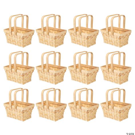 bulk rectangular baskets  top handles  pc oriental trading