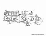Camion Pompier Firetruck Coloriage Pobarvanke  Trucks Dxf Eps Dessin Bomberos Recortables Avto Coloriages Pgd Mozirje sketch template