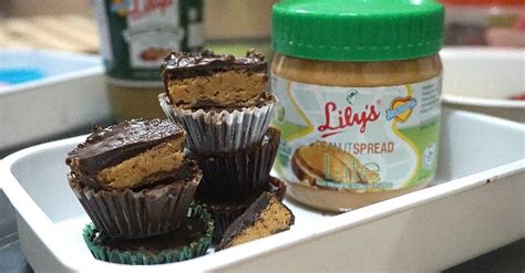 dessert snack treat recipe choco peanut butter cups with lily s peanut butter lite