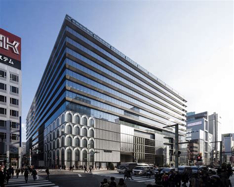 ceremony held  mark completion  ginza  complex japan today