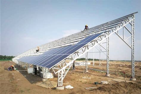 steel galvanized iron solar panel fabricated structure thickness mm