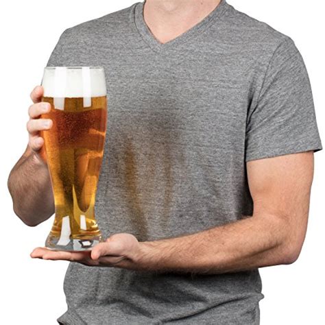 Oversized Extra Large Giant Beer Glass 53oz Holds Up To 4 Bottles