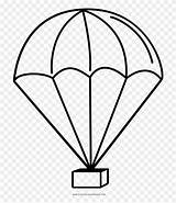 Parachute Pinclipart sketch template