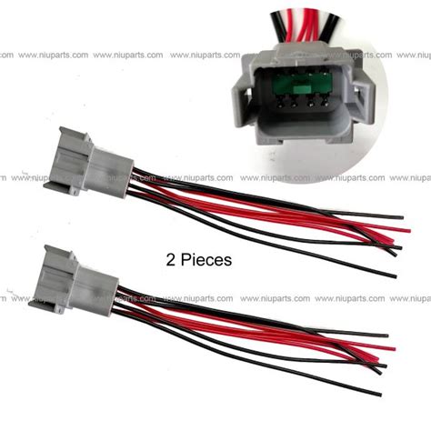 piece  pin enginegearbox connector plug female  headlight assembly peterbilt