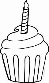 Cupcake Candle Coloring Cup Cake Escolha Pasta Colorir Para sketch template