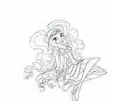 Coloring Winx Bloomix Club Pages Musa Sirenix sketch template