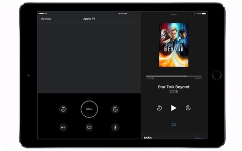 apple tv remote app updated  ipad support enhanced  playing  tomac