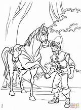 Flynn Coloring Rider Pages Rapunzel Getdrawings sketch template
