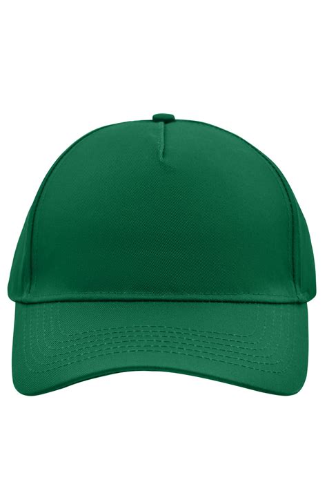 unisex  panel cap dark green daiber