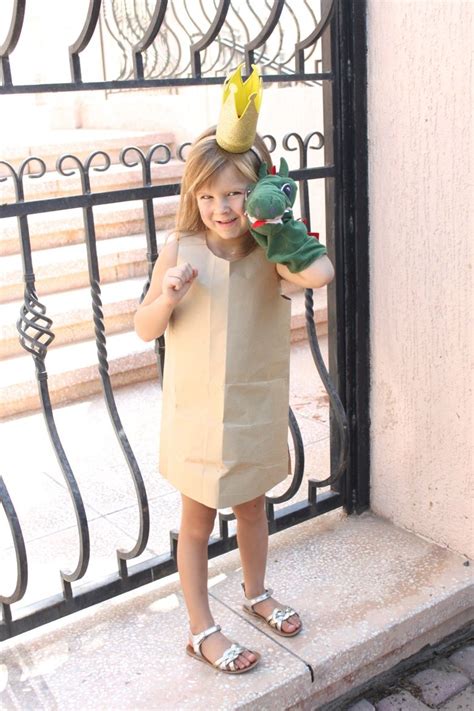 paper bag princess costume with images paper bag
