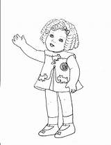 Coloring Pages Temple Shirley Dolls Printable Color sketch template