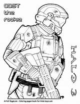 Odst Sniper Rookie Waypoint Ausmalbild Designlooter Everfreecoloring Deadpool Minion sketch template