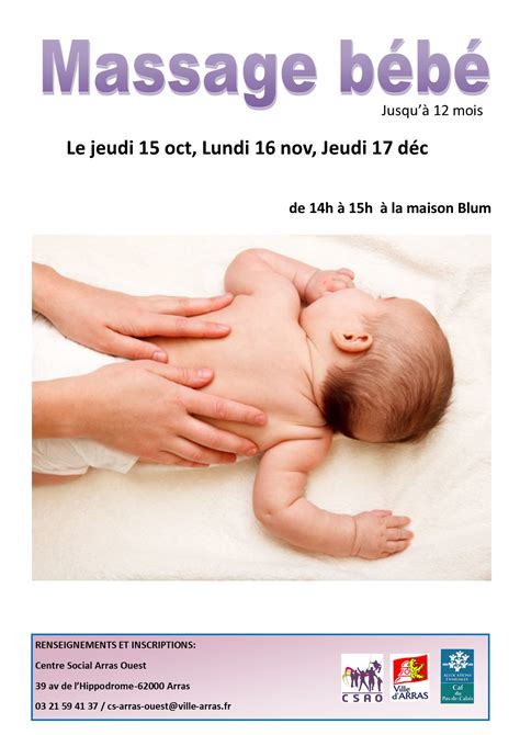 Massage Bébé Jusqu à 12 Mois De 14h à 15h à La Maison Blum à Arras