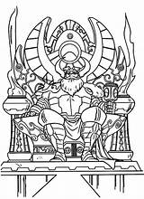 Odin Designlooter Asgardian Thor 83kb 713px sketch template