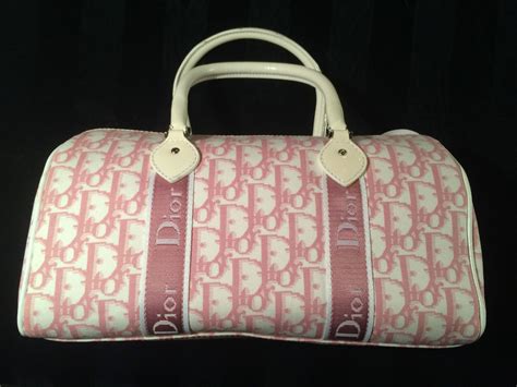 christian dior pink girly handbag vintage modernism
