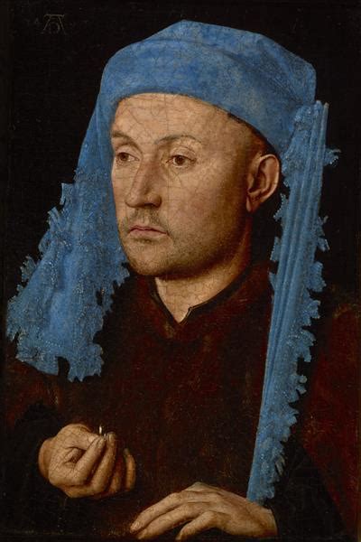 man   blue turban   jan van eyck wikiartorg