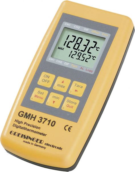 thermometre numerique de haute precision gmh  greisinger conradfr