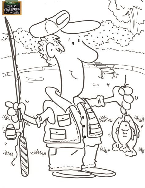 printable fishing coloring pages