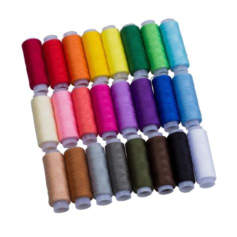 assorted colors polyester sewing thread pack    sewing threads
