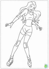 Totally Spies Coloring Pages Girl Spy Dinokids Print Color Books Close Template sketch template